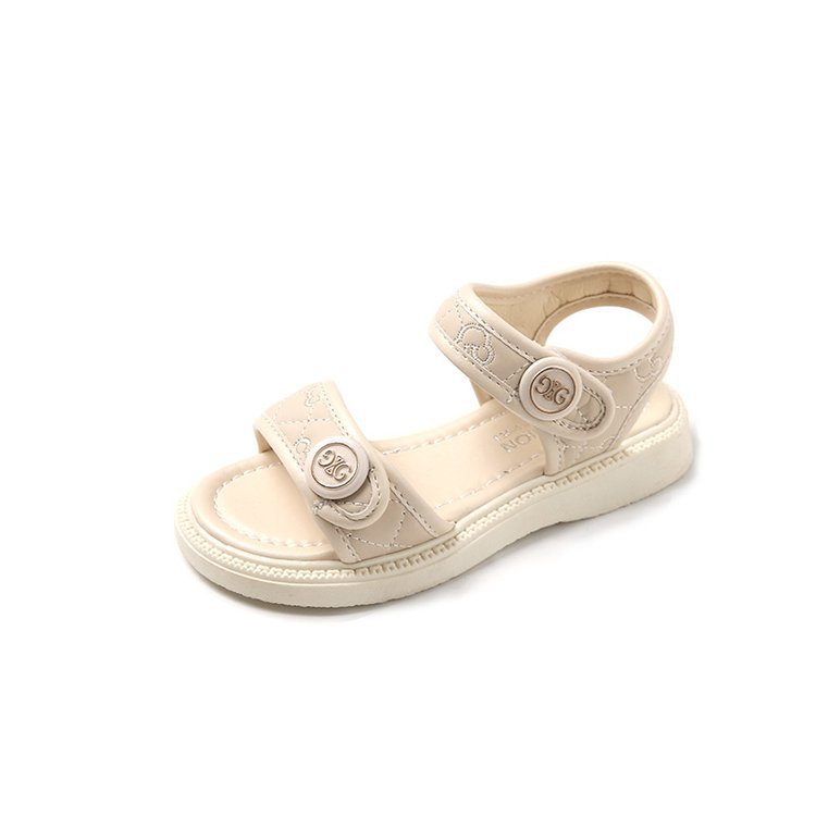 Girls' Sandals Summer Sandals Girls' Versatile Sandals Baby Girls' Princess Shoes Lightweight Soft soled Children's Shoes
