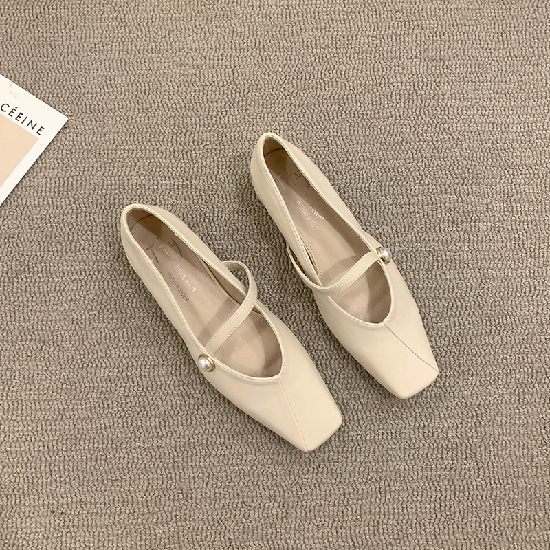 Flat sole shoes for children 2023 Spring and Autumn/Summer new versatile design sense Mary Jane women's shoes gentle style evening shoes