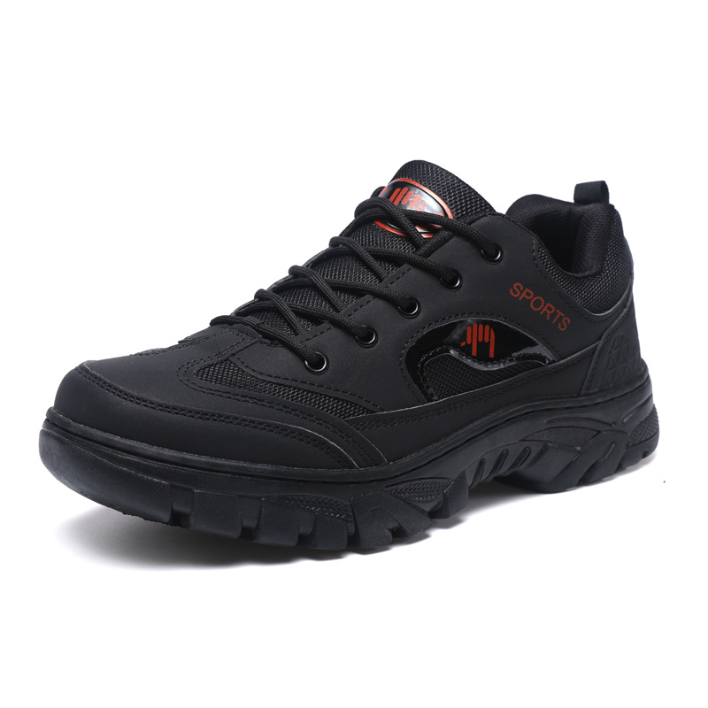 Outdoor men's hiking shoes, foreign trade leisure breathable workwear shoes, hiking sports shoes, cross-border men's shoes, work safety shoes