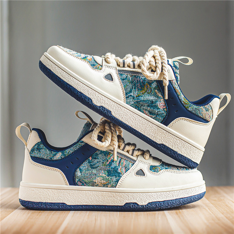 Factory direct supply of cross-border foreign trade men's shoes fashion trend board shoes for male students leisure sports ins style street fashion shoes