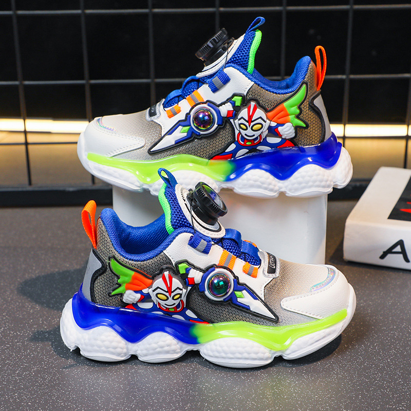 Astro Boy Children's Sports Shoes Spring/Summer 2023 New Mesh Breathable Boys' Shoes Middle and Large Boys' Running Shoes