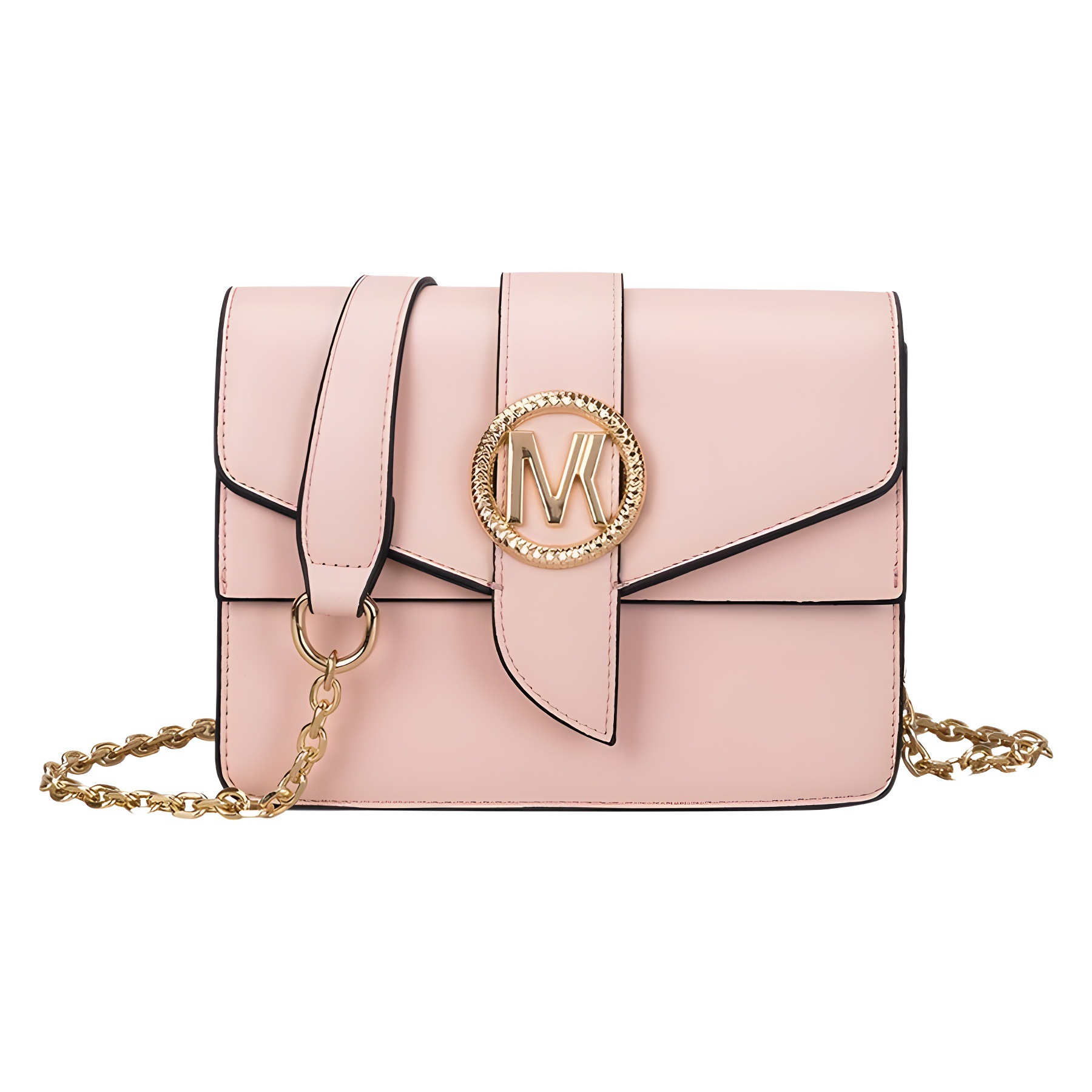 2024 New Fashion Single Shoulder Letter Small Square Bag Chain Strap Cross Shoulder Factory Goods Wholesale Large Capacity Cross border Bag Women's Trendy Pair