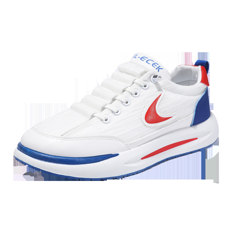 Cross border sports men's shoes summer new foreign trade fish mesh surface breathable thick sole soft sole comfortable and versatile casual trendy shoes