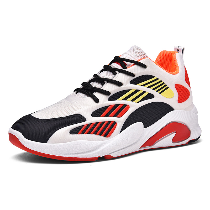 Cross border men's shoes 2024 spring and summer student sneakers trendy shoes Korean version fashion running shoes Flyknit sports men's shoes