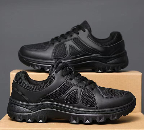 Cross border training shoes for spring men, soft soled outdoor sports and leisure, mesh breathable hiking and fitness training shoes wholesale