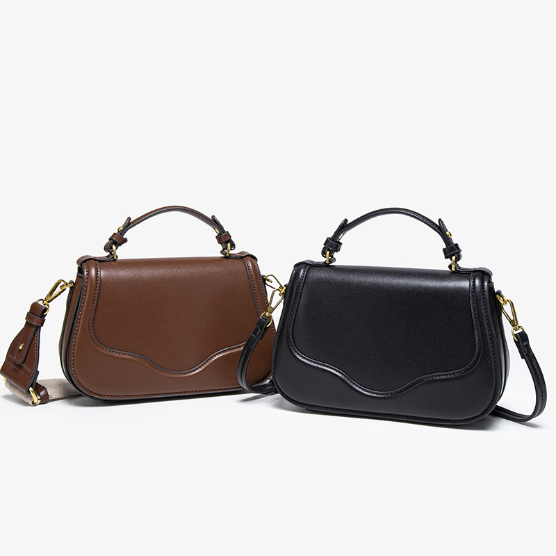 Z cross-border fashion bag design handbag drum texture single shoulder crossbody bag, stylish and clear crossbody small square bag