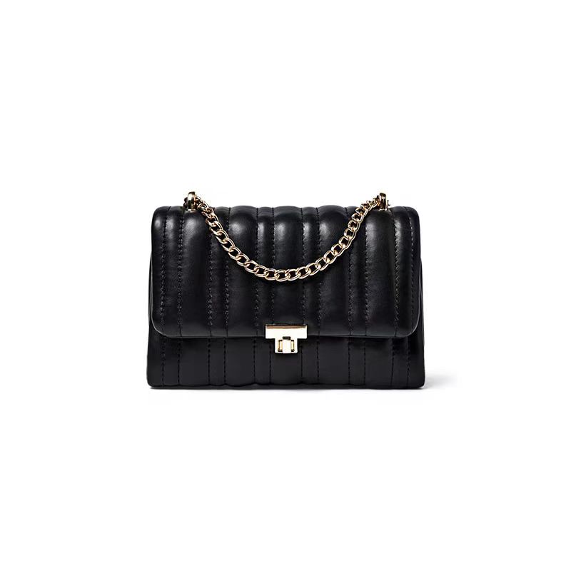 Z Women's Bag 2025 New Fashion Chain Small Square Bag Light beige Quilted Seam Mini Single Shoulder Diagonal Cross Women's Bag
