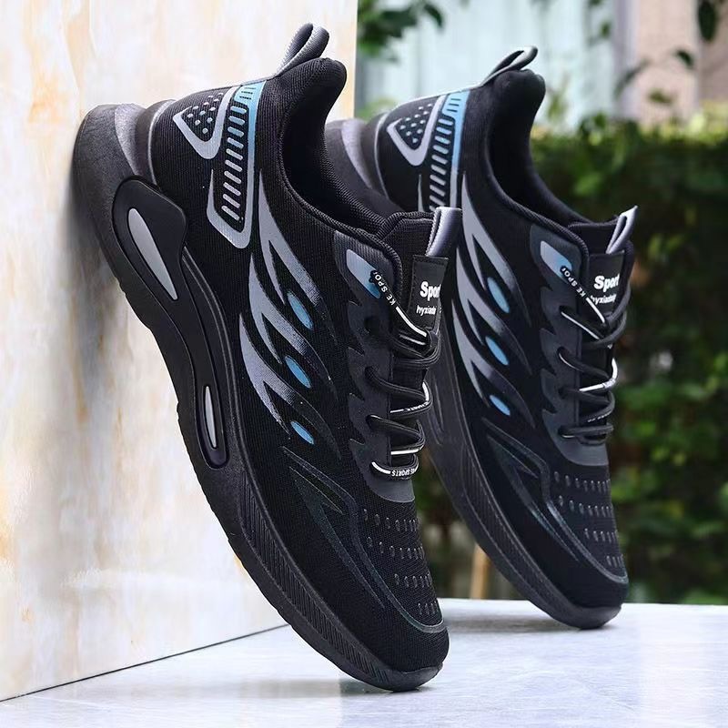 Men's casual sports shoes, casual shoes with soft soles, lightweight running shoes, fashionable, high-end, comfortable sports shoes, cross-border