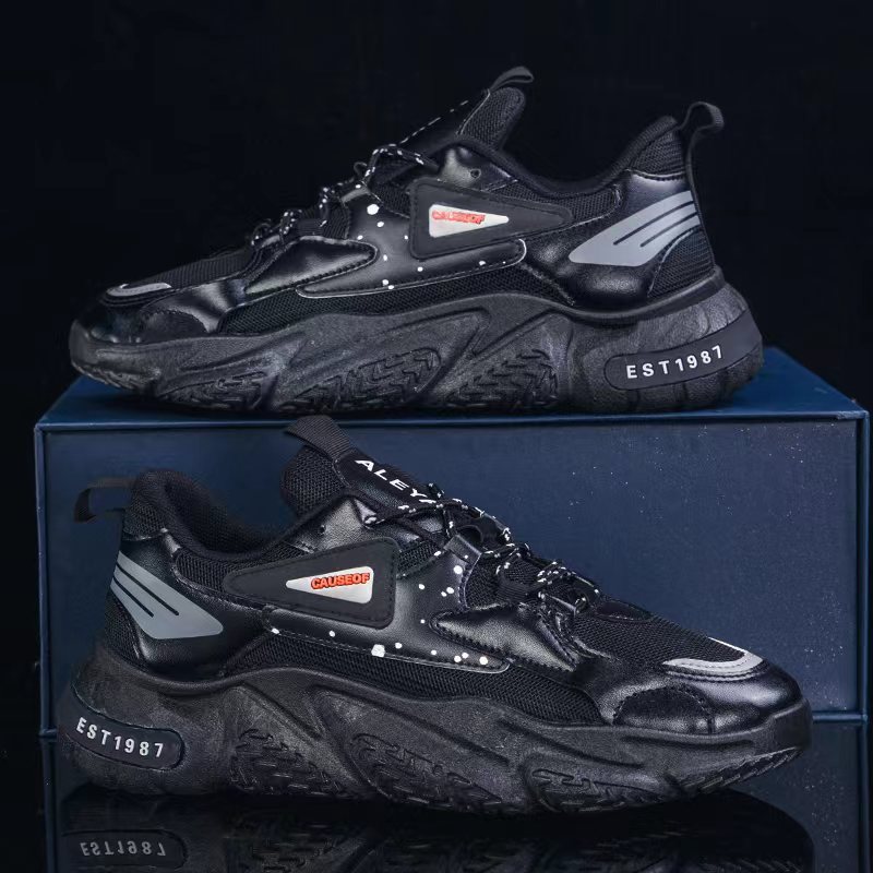 Wholesale foreign trade casual shoes men's shoes 2024 new shoes spring breathable dad shoes men's low top sports shoes