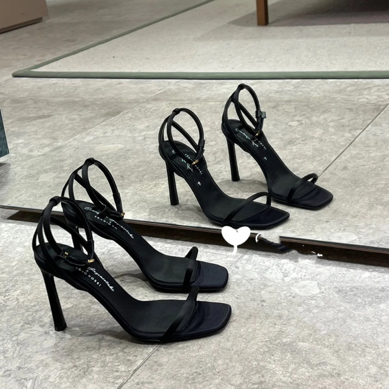 King's 2023 Summer New Style Square Headed Open toed High Heels Women's One Straw Elegant Style Fine Heels French Sandals