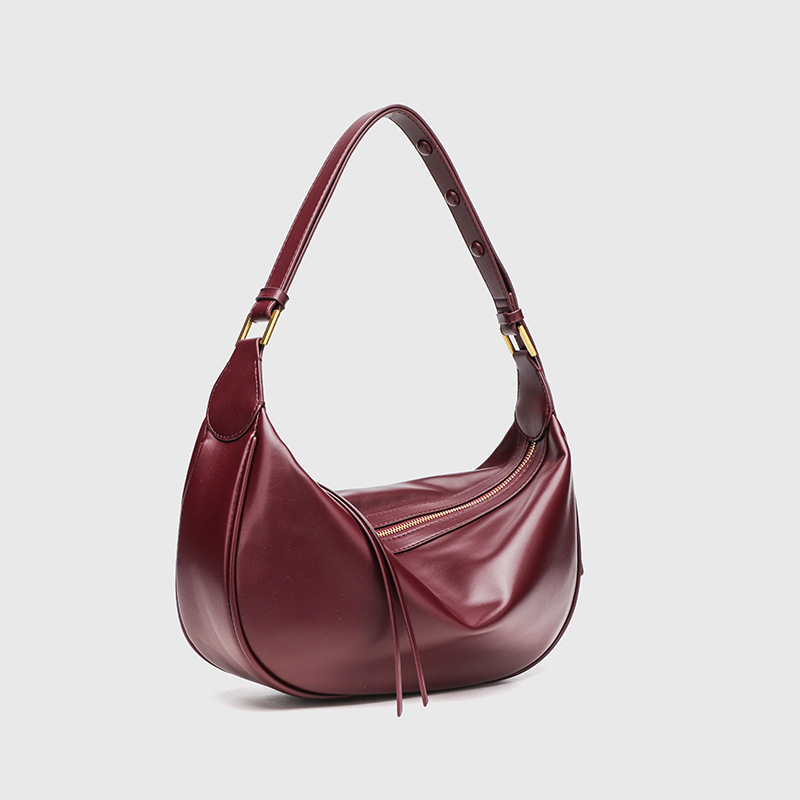 Zajia Cross border Women's Bag New Fashionable and High Quality Single Shoulder Crossbody Bag Versatile and Niche Design Underarm Dumpling Bag