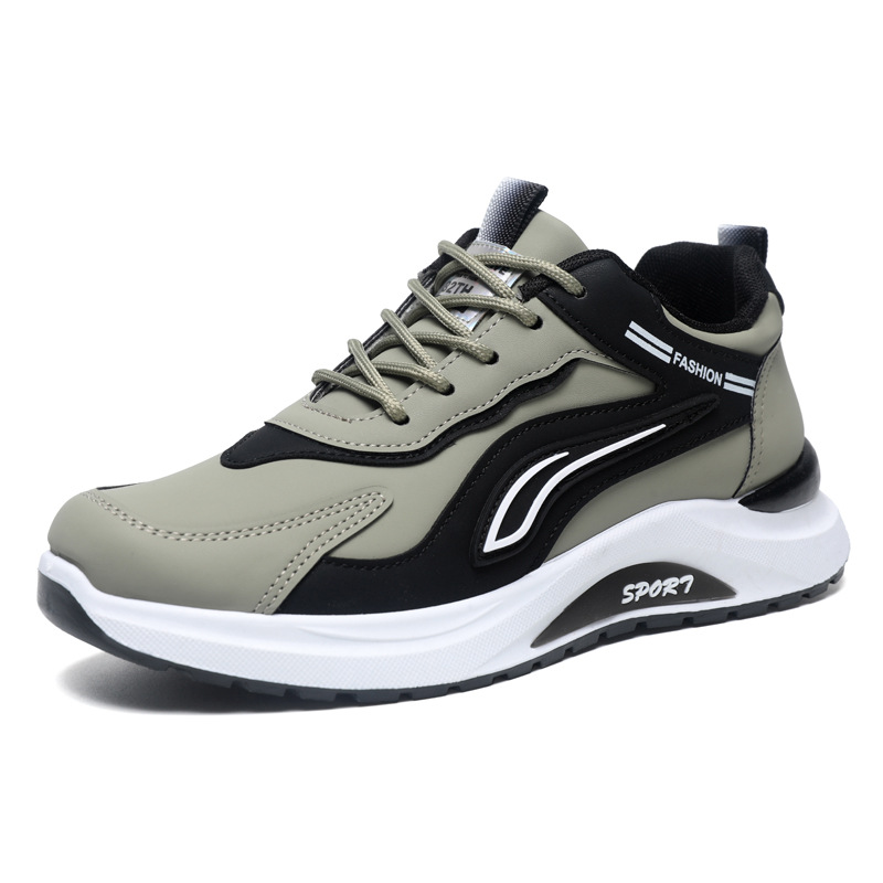 Cross border men's shoes 2025 summer versatile new men's trendy sports and leisure shoes versatile student running shoes wholesale