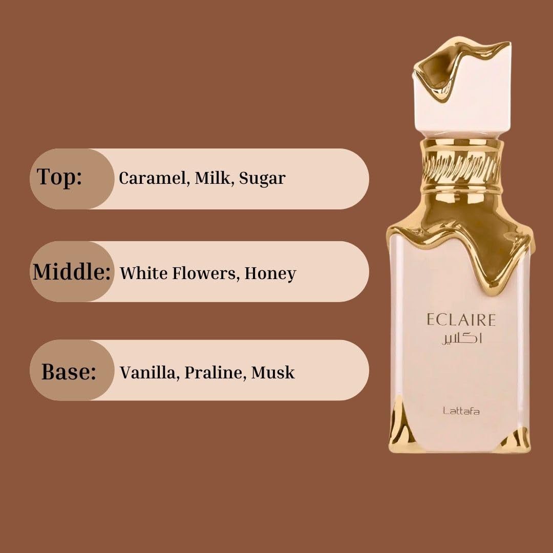 Arab perfume Middle East Lattafa Perfumes Eclaire Ice Cream 3D Standard Dubai perfume
