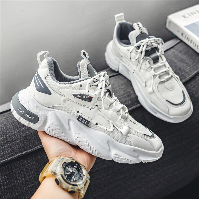 Wholesale foreign trade casual shoes men's shoes 2024 new shoes spring breathable dad shoes men's low top sports shoes