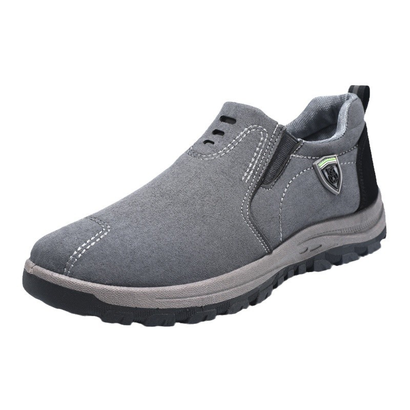 Cross border plus size men's shoes autumn sleeve low top shoes breathable men's suede outdoor sports and leisure men's shoes wholesale