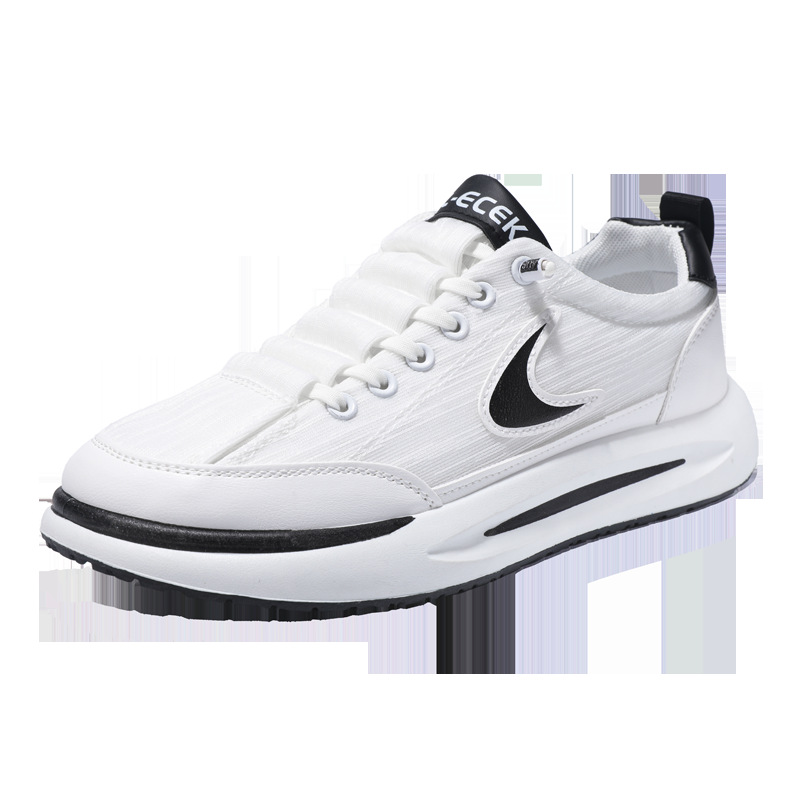 Cross border sports men's shoes summer new foreign trade fish mesh surface breathable thick sole soft sole comfortable and versatile casual trendy shoes