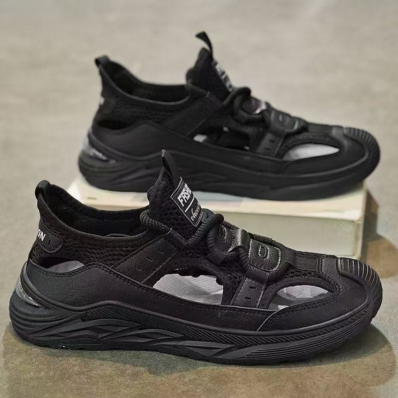Sandals for men, summer outdoor wear, beach sports and leisure, plus size, river tracing, cave, cool trailer, outdoor, Baotou, foreign trade men's shoes