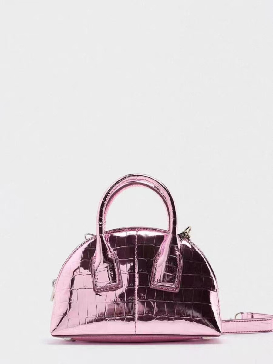 Z Foreign Trade Explosive 2025 Summer Crossbody New Product Women's Bag Metal Mini Handheld Shoulder Bag Shell Bag