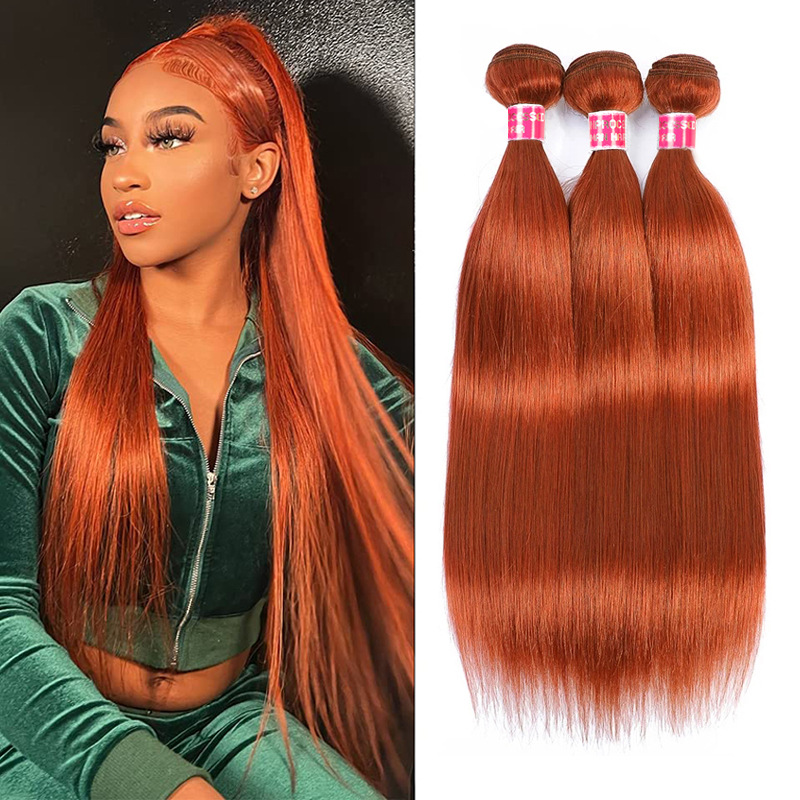 Xuchang Wig Factory directly supplies straight human hair with Brazilian straight hair curtains
