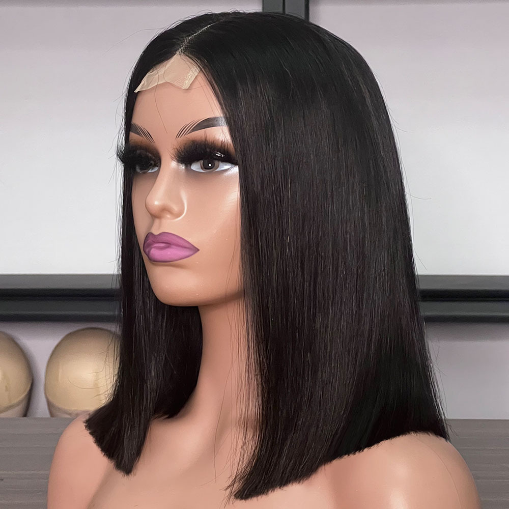 Vietnamese real person lace headband, bone straight wig, wig bone straight vietnam hair