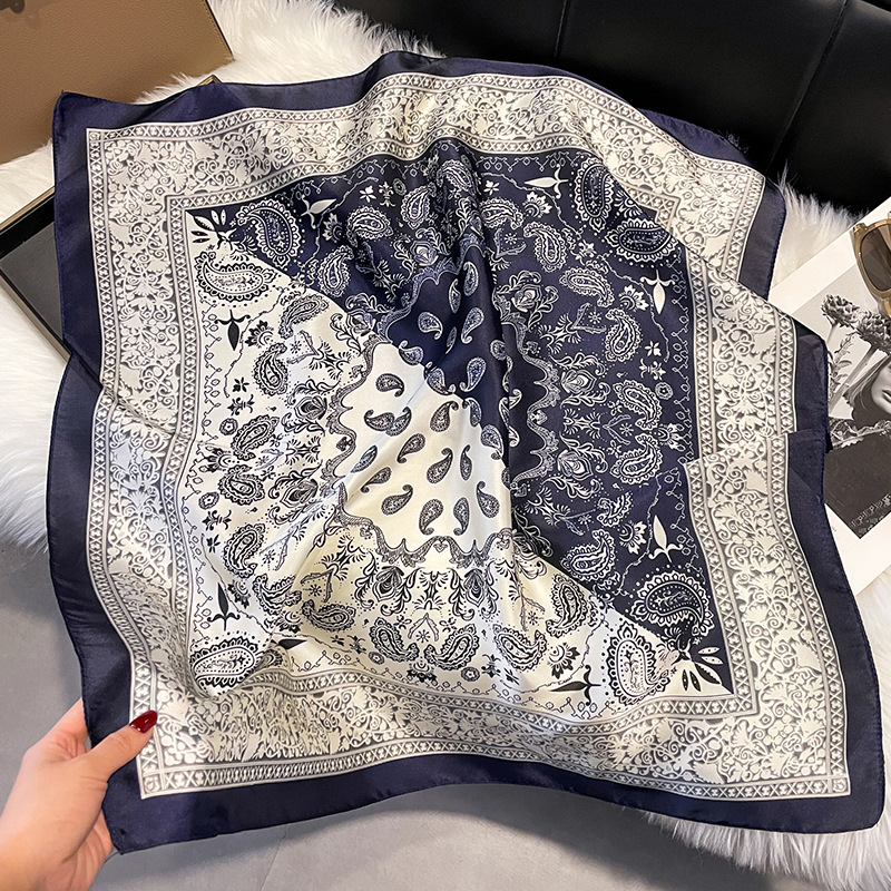 New style small square scarf 70cm Korean satin square scarf silk scarf silk women's decoration small shawl scarf, multiple wholesale options
