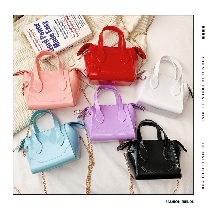 2025 New Cross border Hot selling Jelly Bag, Handheld Mini Bag, Children's Small Bag, Girl's Cute Small Shoulder Bag