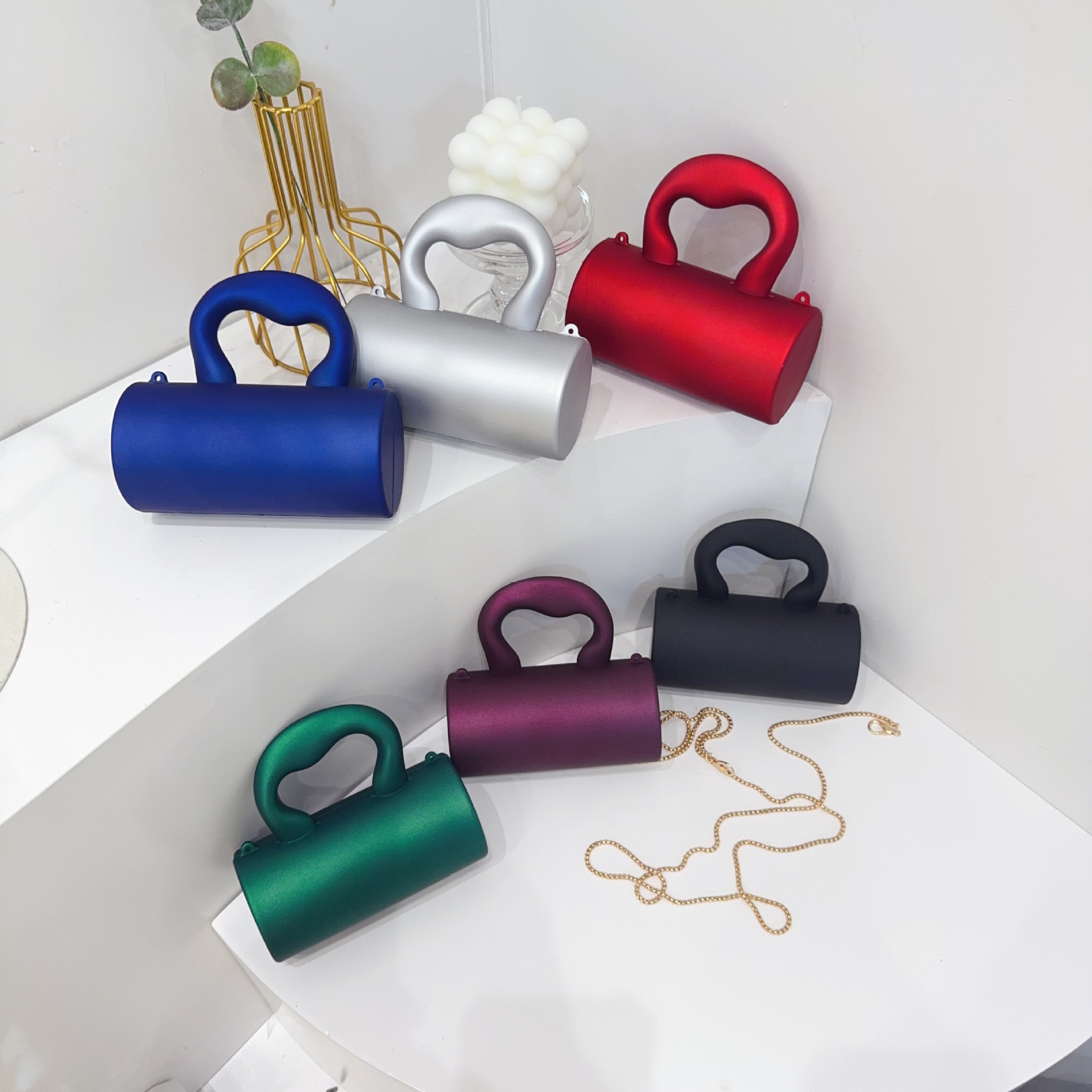 2025 New Bag Handheld Chain Handbag Acrylic Crossbody Bag Handbag Women's Handbag Handbag