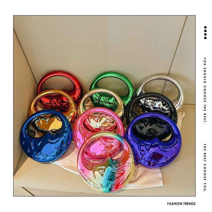 European and American cross-border new high-end acrylic bag, women's moon handbag, niche creative design, single shoulder crossbody bag