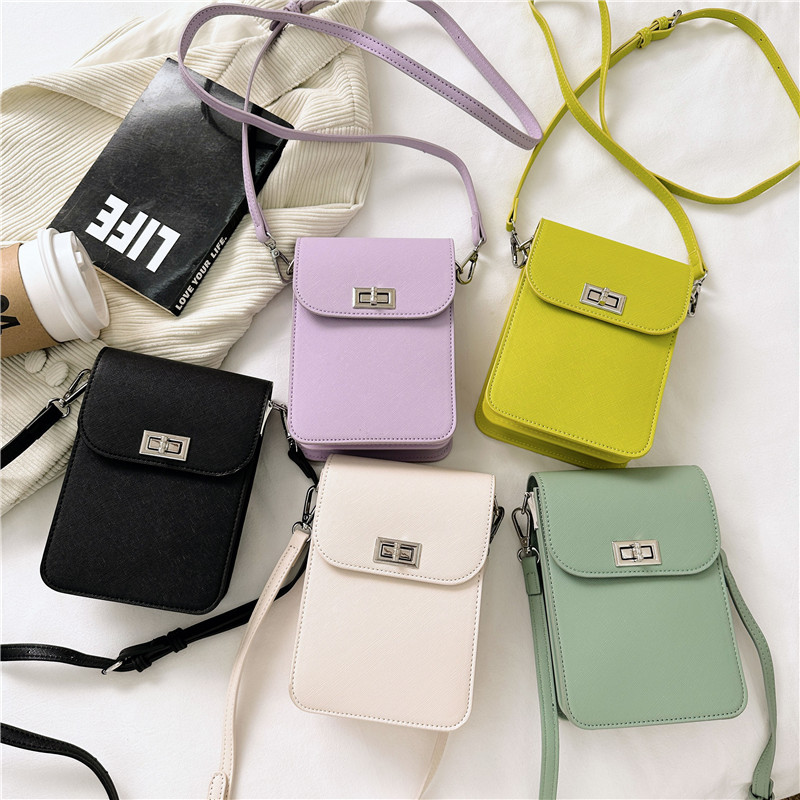 2025 Summer New Mini Phone Bag Small, Fashionable, Simple Cross Bag Single Shoulder Cross Shoulder Long Shoulder Strap Women's Bag