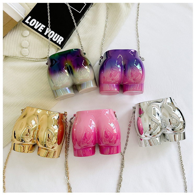 2025 New Cross border Women's Bag Acrylic Bag Single Shoulder Crossbody Bag Trendy Hip Butt Bag
