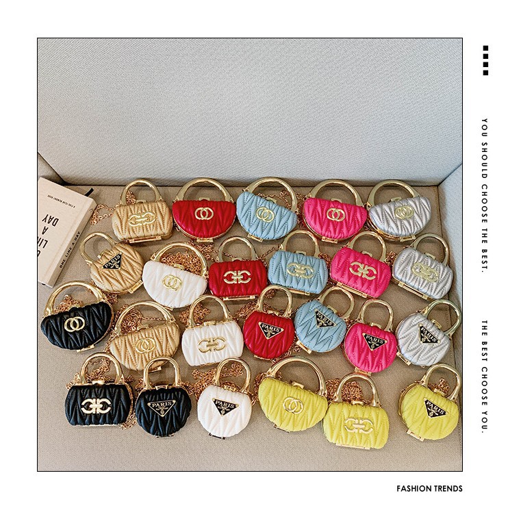 2025 New Cross border Red Envelope Mini Bag Small Fragrant Wind Diagonal Cross Small Bag Decorative Pearl Chain Bag Children's Bag