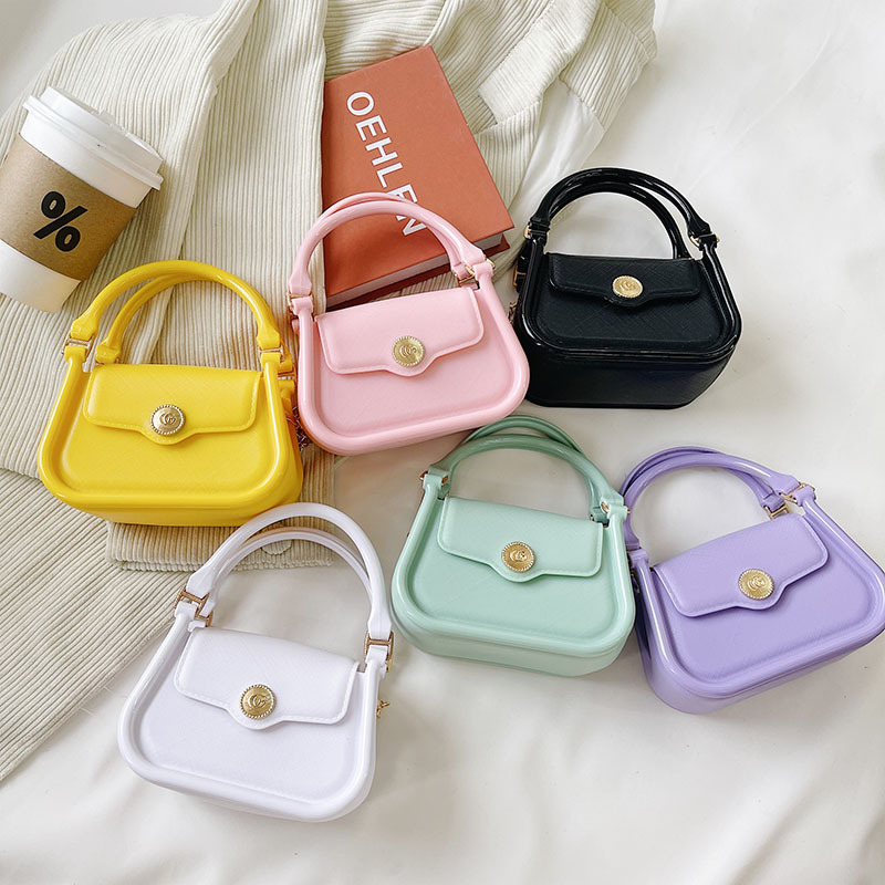 2025 Summer New Trendy Handbag, Women's Fashion Underarm Bag, Versatile Ins Chain Single Shoulder Crossbody Jelly Bag