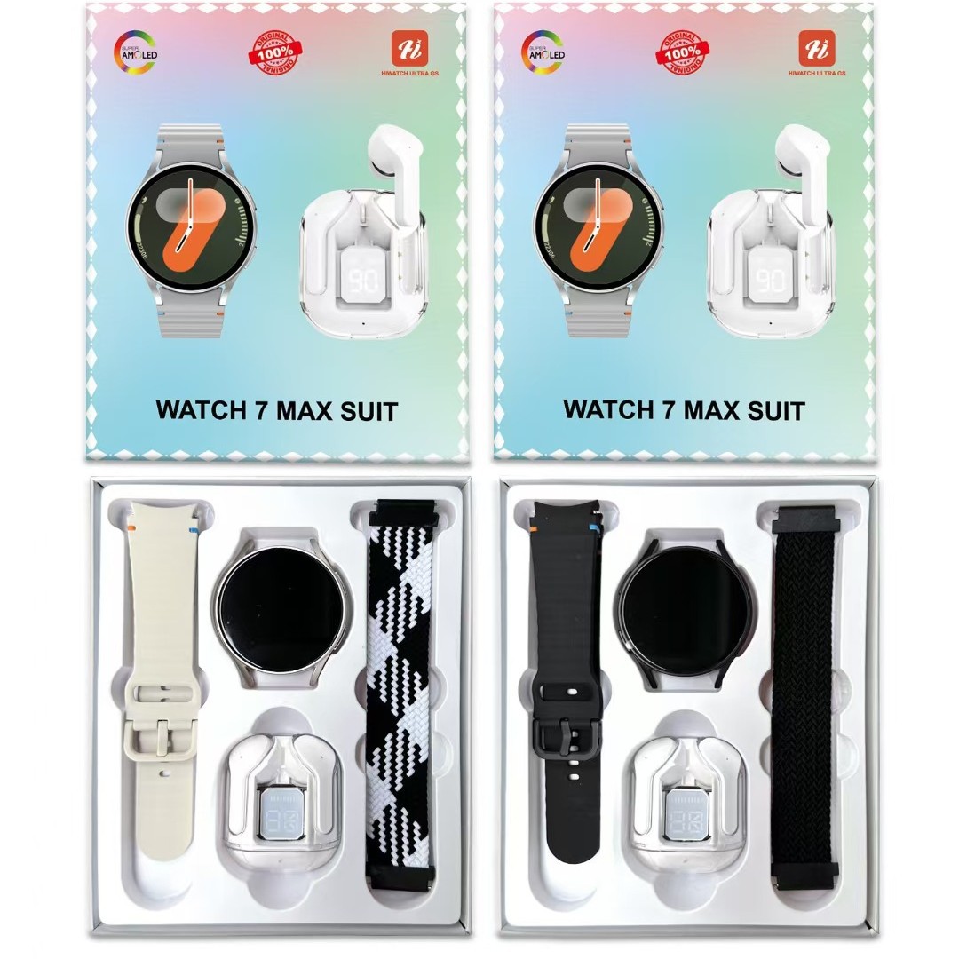Watch7 Maxsuit smartwatch Bluetooth headset 2-in-1 set, call, music playback, exercise, step counting