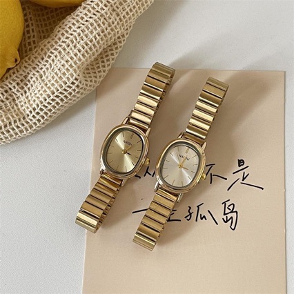 New product wholesale retro high-end fashion niche small gold women's watch style casual simple foreign trade source