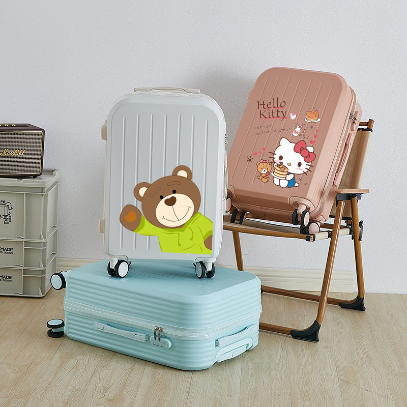 Factory direct delivery 20 inch suitcase with customizable logo, large capacity luggage, makeup bag, travel case, and luggage rack