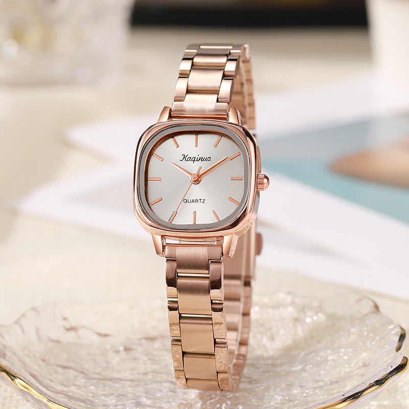 Popular manufacturer direct sales of new women's watches, fashionable steel strip watches, high-end quartz watches for female students, cross-border products
