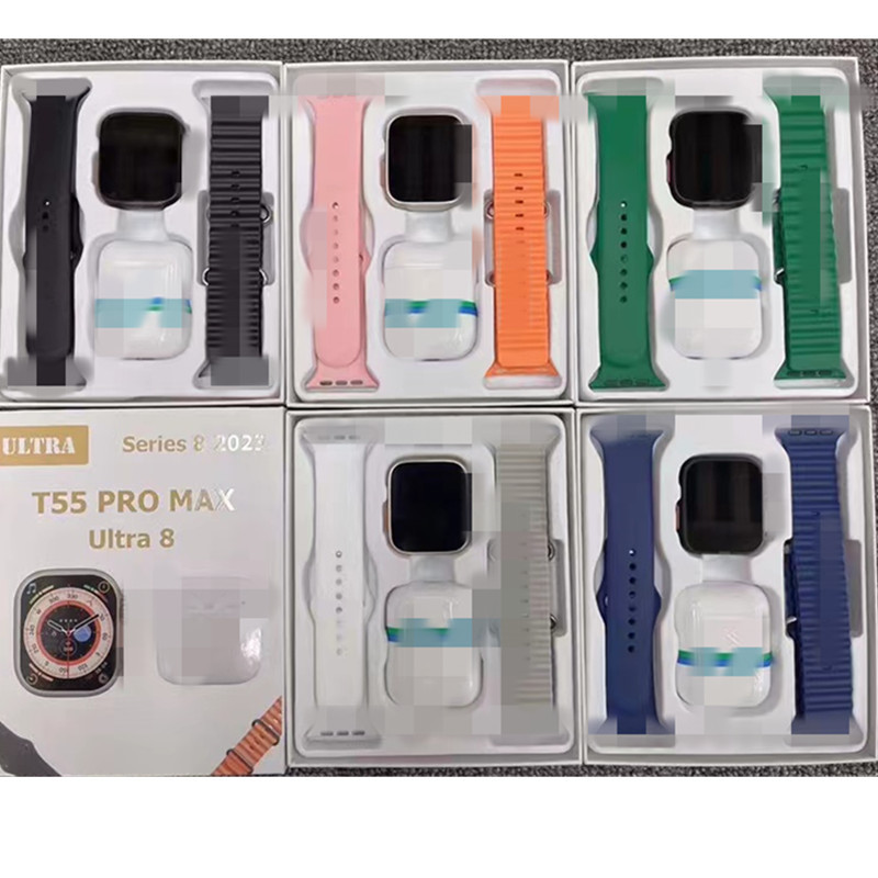 T55 PromaxULTRA smart wristband watch S10 ULTRA3 Bluetooth earphones dual strap 2-in-1 Bluetooth phone