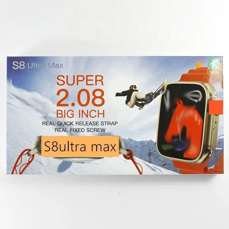 S8 Ultra max smartwatch watch8 sleep reminder Bluetooth call true screw buckle sports wristband