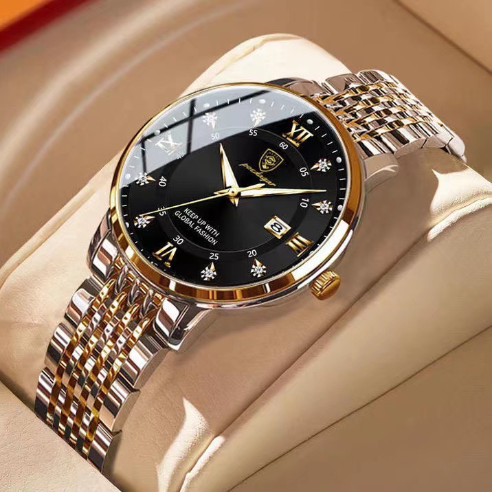 Swiss brand's new waterproof ultra-thin women's watch night light fashion watch live broadcast, foreign trade hot item, one piece dropshipping