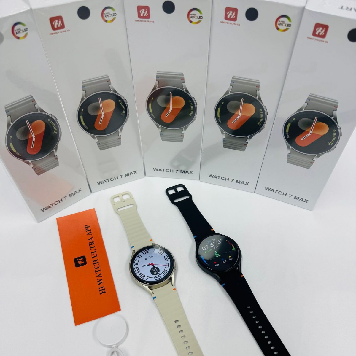 Cross border hot selling WATCH7 MAX smartwatch Bluetooth call music playback step counting exercise health reminder