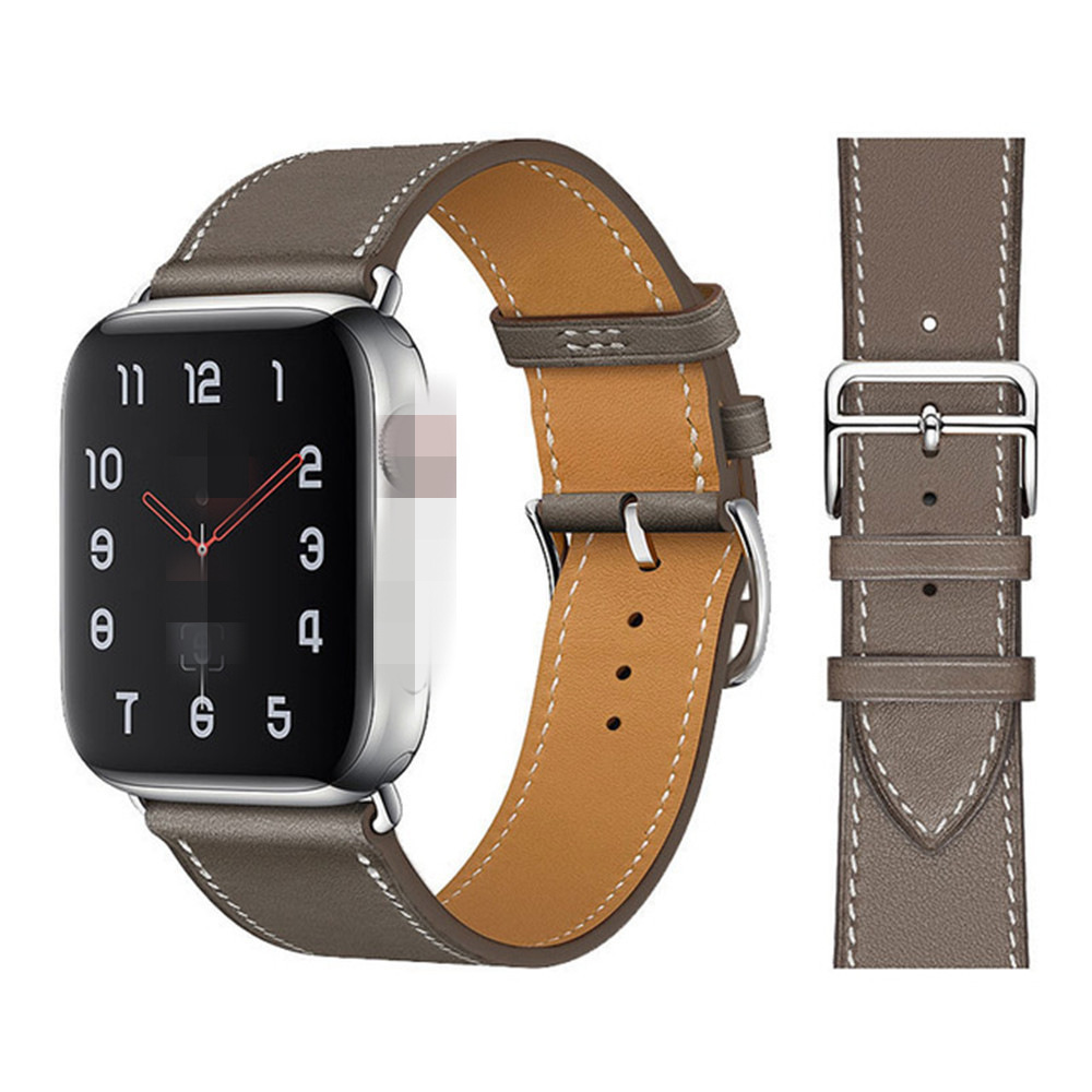 Manufacturer's direct supply suitable for Apple Watch 2345 generation first layer cowhide watch with cross-border e-commerce