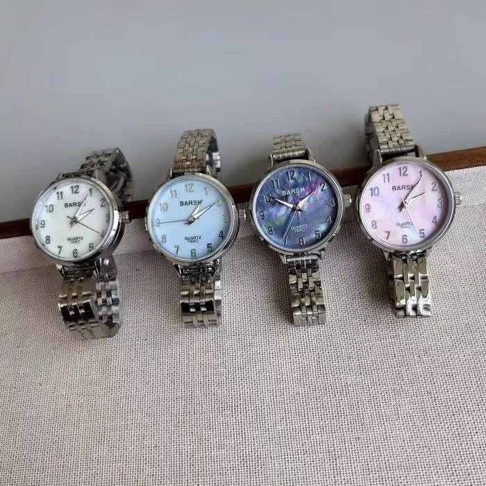 Fashion New Product BARSH Steel Belt Women's Watch Student Party Digital Exam Watch Simple Quartz Explosive