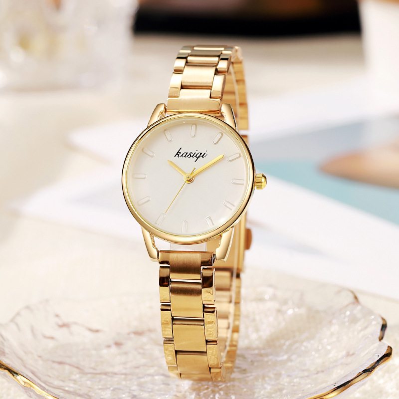 Cross border new women's watch, women's watch, simple yet sophisticated, student steel strip, light luxury, Guangzhou watch, popular quartz watch