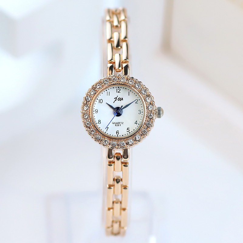 New official brand fashion watch for women, steel strip fashion, electronic student chain, simple temperament quartz watch