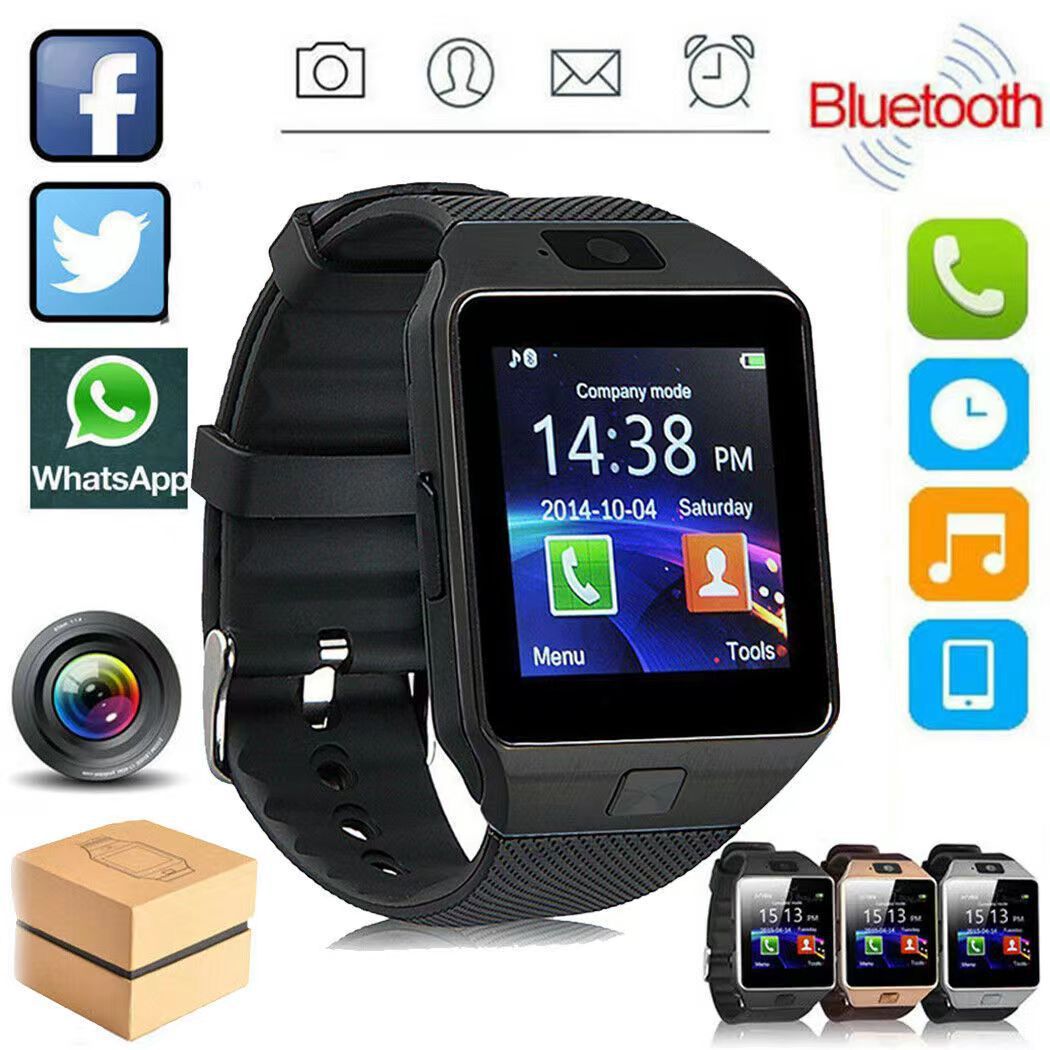 DZ09 smartwatch with card insertion, phone number, watch call, intelligent reminder, Bluetooth location, cross-border, one piece dropshipping