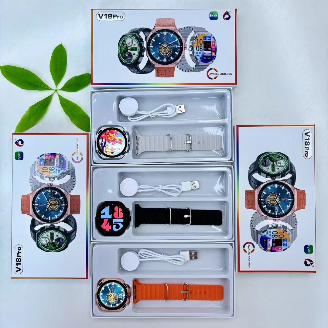 Cross border hot selling V18PRO smart watch Bluetooth call heart rate sleep health monitoring step tracking sports watch