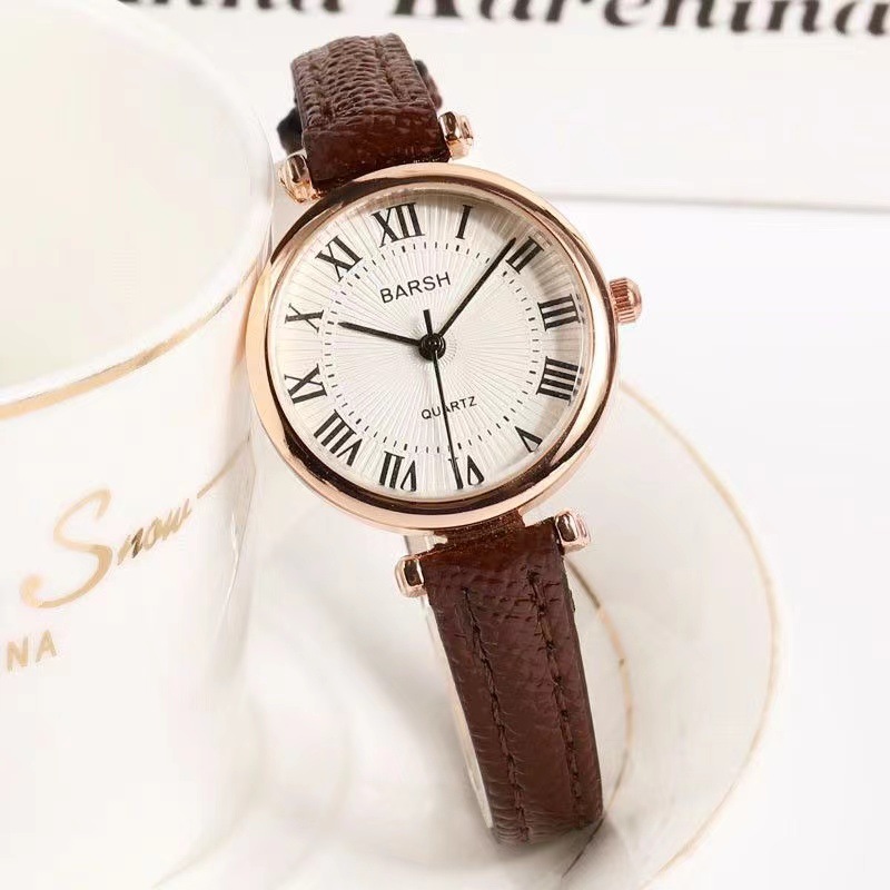 New Style Fashionable Small Dial Roman Student Women's Watch Women's Edition High End, niche retro minimalist watch