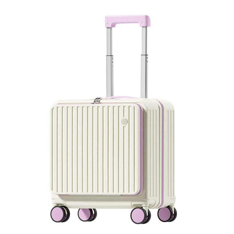 2025 New Type 19 Open Luggage Small Boarding Box 18 inch Lightweight 20 inch Password Box Universal Wheel Travel Box