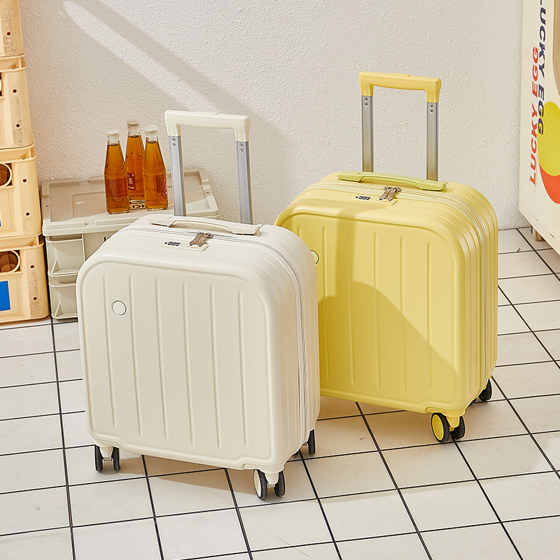 New High Appearance Luggage Lightweight 18 inch Boarding Case Female Trolley Case Mini Box Travel Password Box