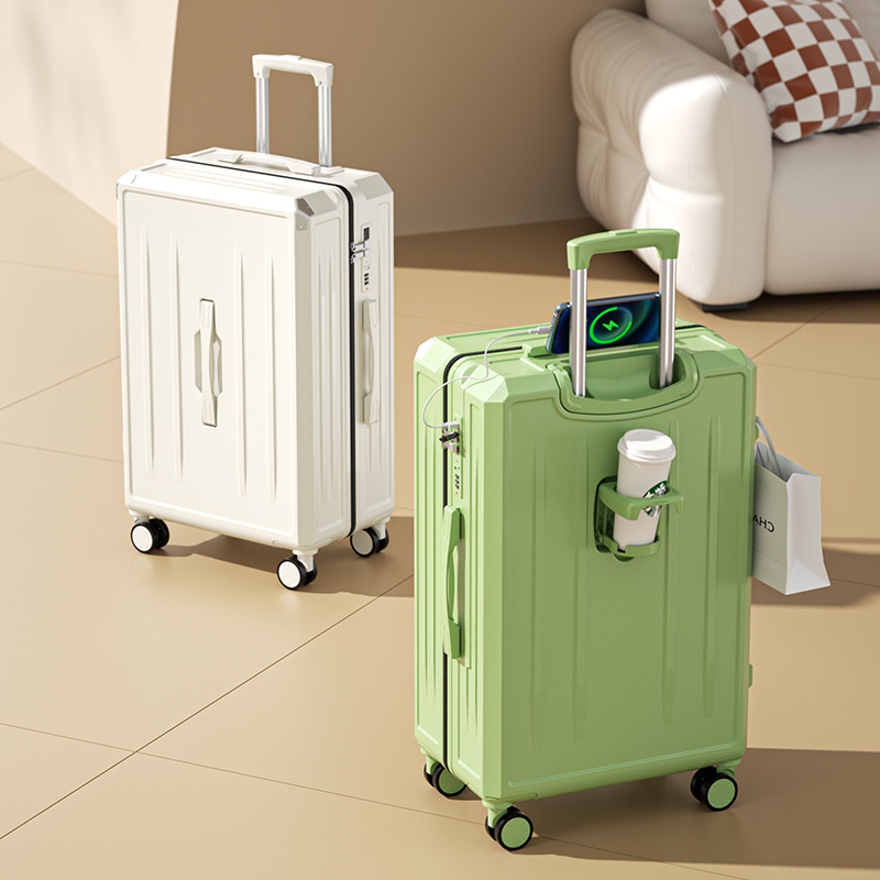 Explosion proof zipper for luggage compartment, 20 inch boarding case, multifunctional suitcase, lightweight travel case, large capacity swivel wheel